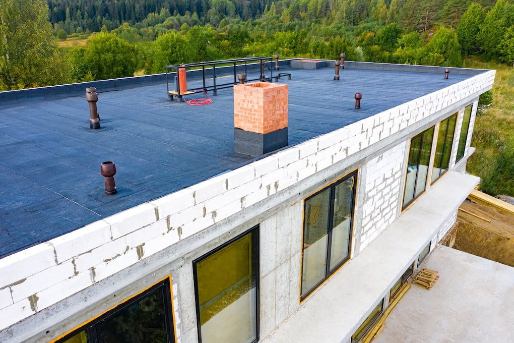 bitumen flat roof materials