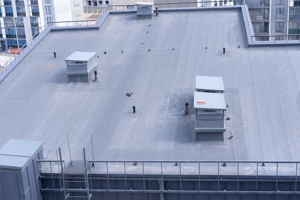 Commercial roof replacement example