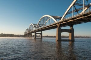Davenport Iowa bridge view