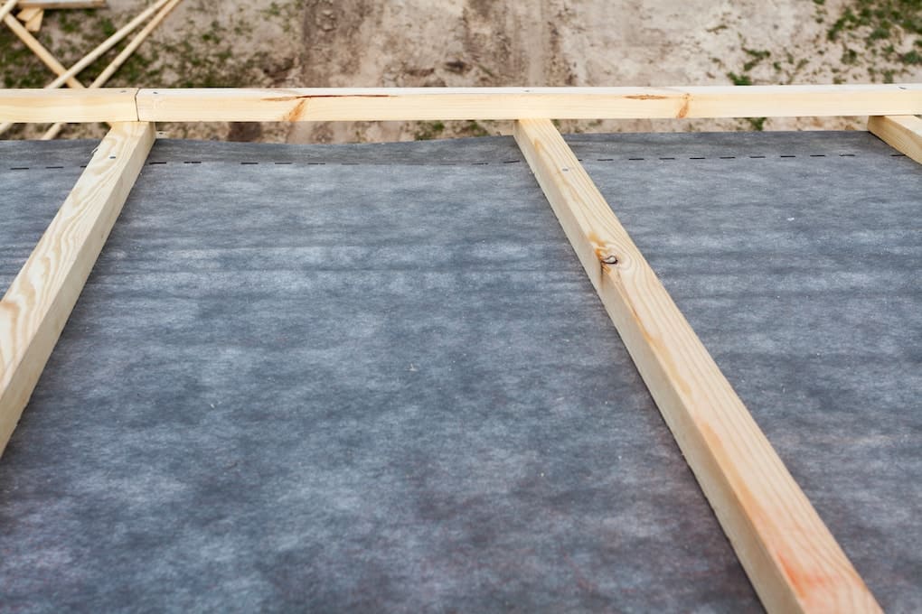 vapor barrier of flat roof insulation