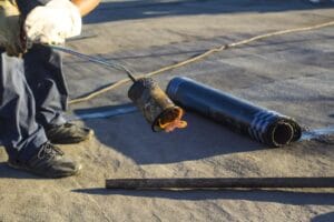 Preparation of rubber roof replacement