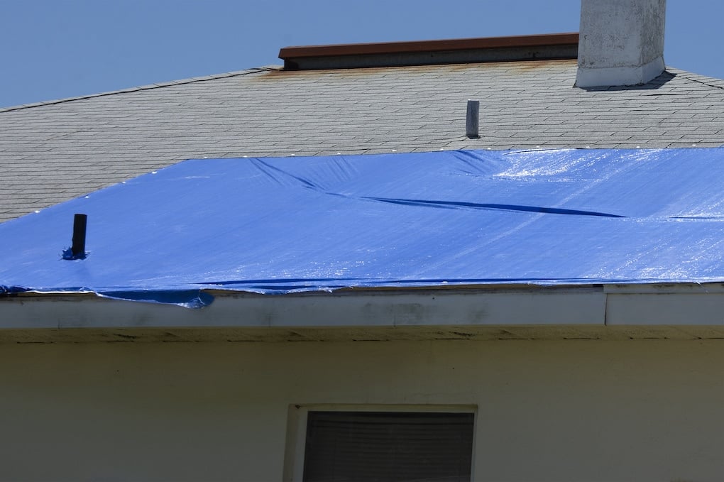 tarp roof