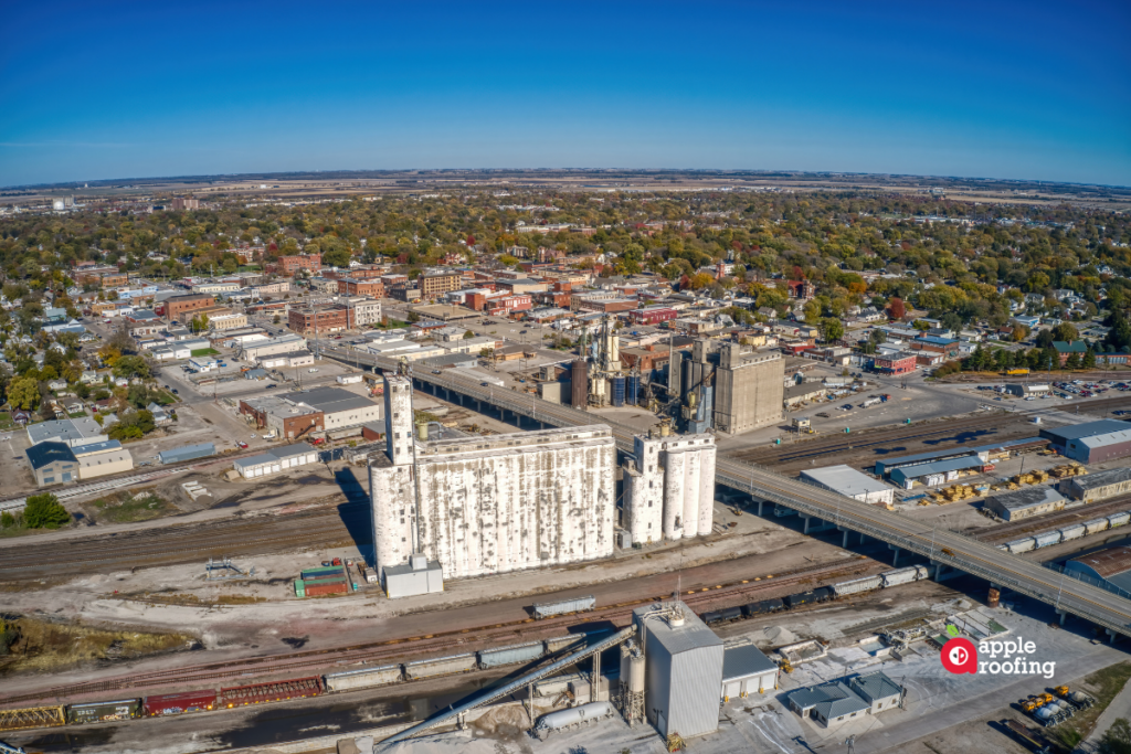 Aerial View of City