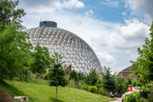 Desert Dome with Clouds