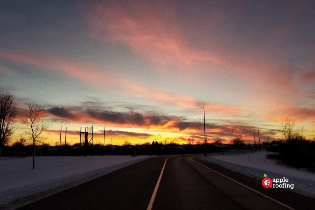 Highway through town