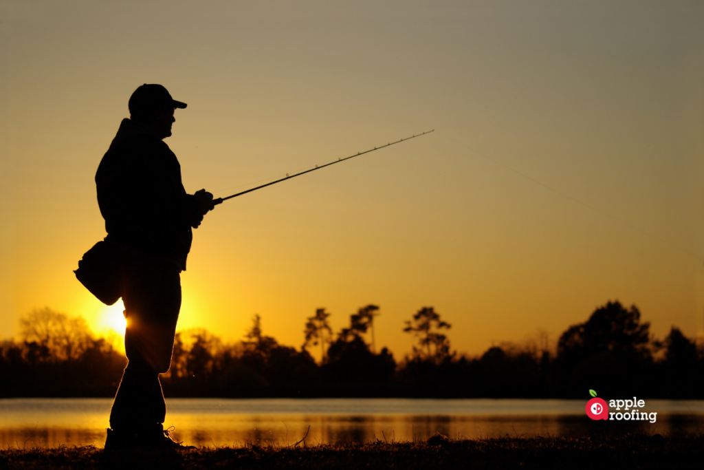 Fishing during Golden Hour