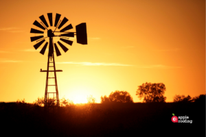 Windmill Sunset