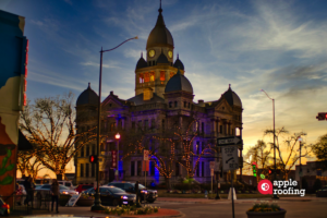 Courthouse during sunset